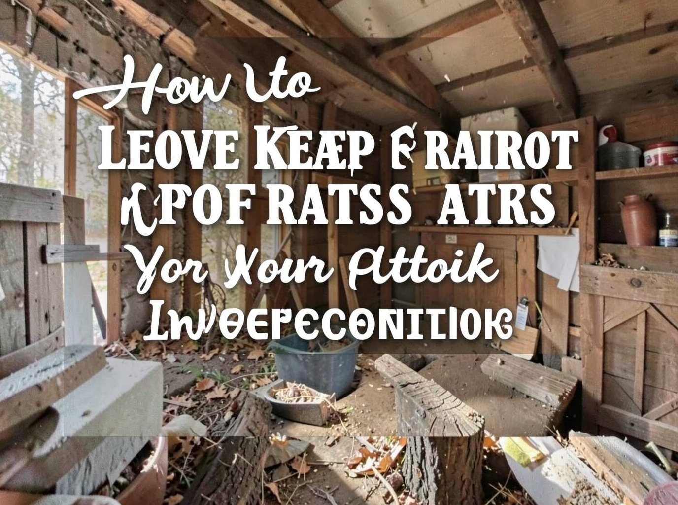 How to Keep Lakefront Roof Rats Out of Your Inverness Attic