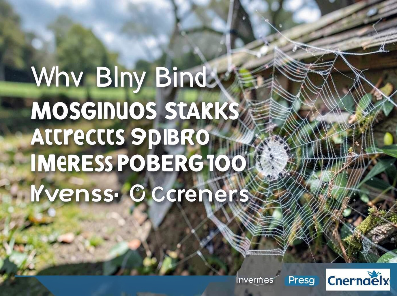 Why Blind Mosquitoes Attract Spiders to Inverness Pool Screens.